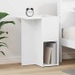 vidaXL End Table Λευκό 35 x 40 x 55 εκ. Επεξεργασμένο Ξύλο