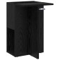 vidaXL End Table Μαύρη Οξυά 35 x 40 x 55 εκ. Επεξεργασμένο Ξύλο