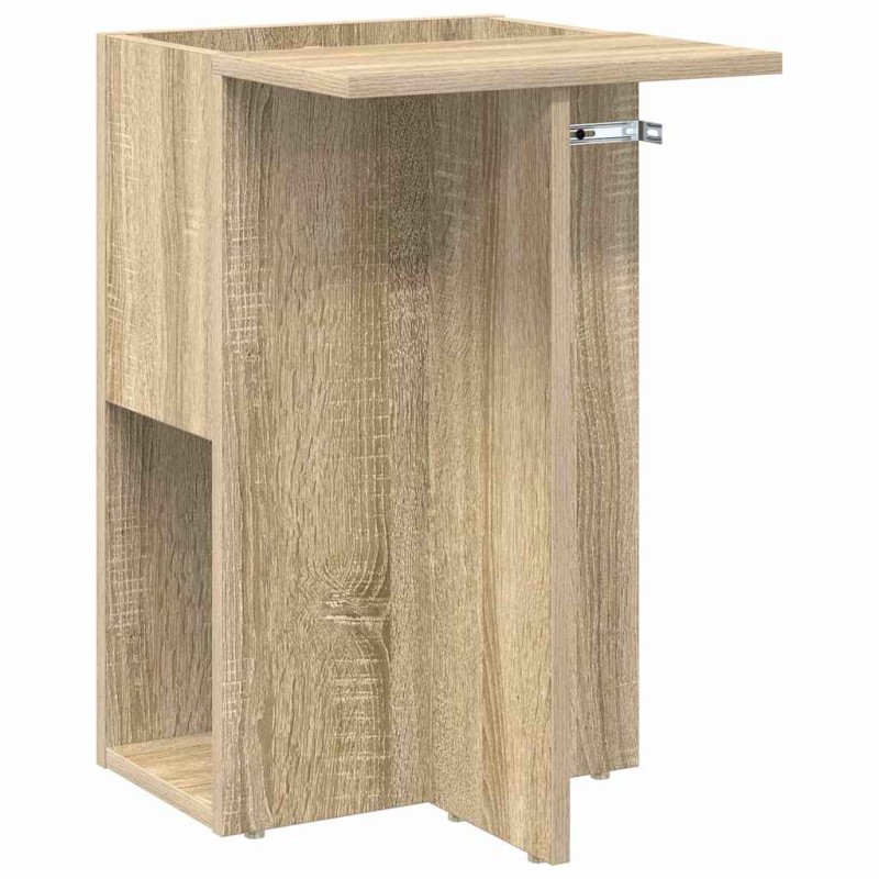vidaXL End Table Δρύς Sonoma 35 x 40 x 55 εκ. Επεξεργασμένο Ξύλο