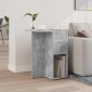 vidaXL End Table Σκυρόδεμα Γκρι 35 x 40 x 55 εκ. Επεξεργασμένο Ξύλο