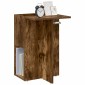 vidaXL End Table Καπνιστό Δρύς 35 x 40 x 55 εκ. Επεξεργασμένο Ξύλο