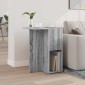 vidaXL End Table Γκρίζο Σονομα 35 x 40 x 55 εκ. Επεξεργασμένο Ξύλο