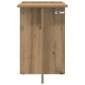 vidaXL End Table Artisan Oak 35 x 40 x 55 εκ. Επεξεργασμένο Ξύλο