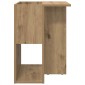vidaXL End Table Artisan Oak 35 x 40 x 55 εκ. Επεξεργασμένο Ξύλο