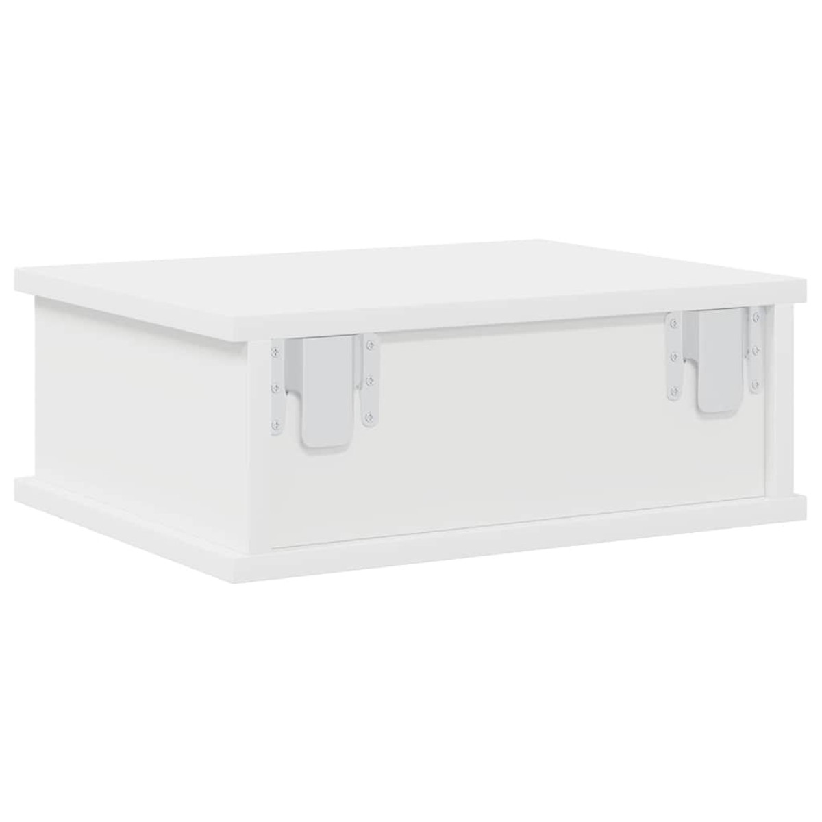 vidaXL Κομοδίνο Λευκό 40 x 31 x 15 εκ Επεξεργασμένο Ξύλο