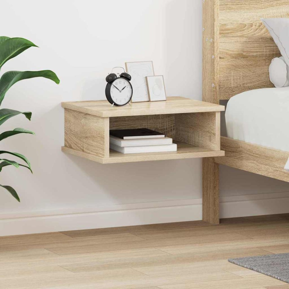 vidaXL Κομοδίνο Δρύς Sonoma 40 x 31 x 15 εκ Επεξεργασμένο Ξύλο