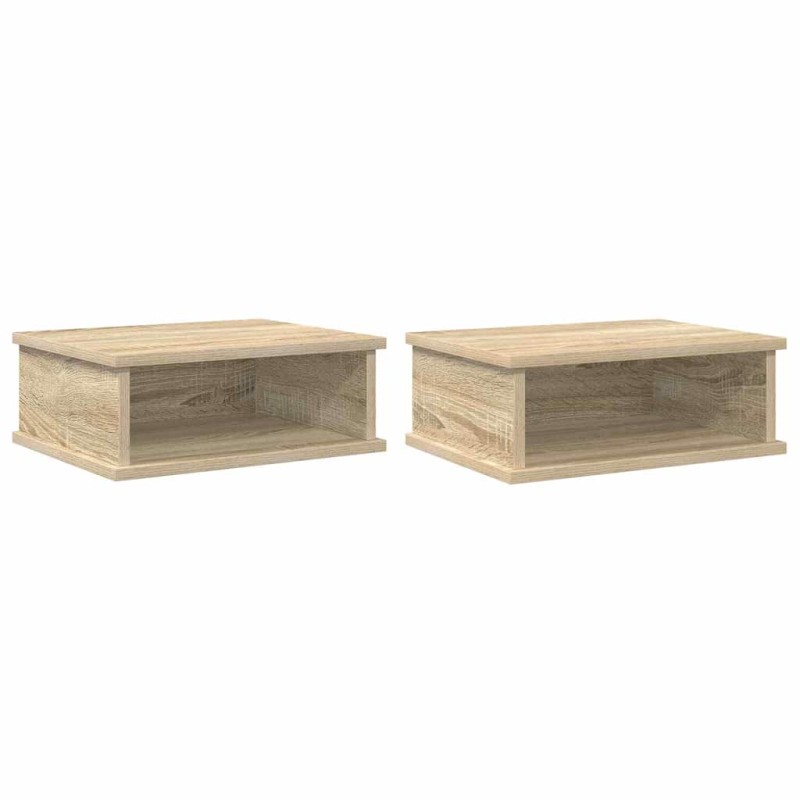 vidaXL Κομοδίνο 2 τμχ. Δρύς Sonoma 40 x 31 x 15 εκ Επεξεργασμένο Ξύλο