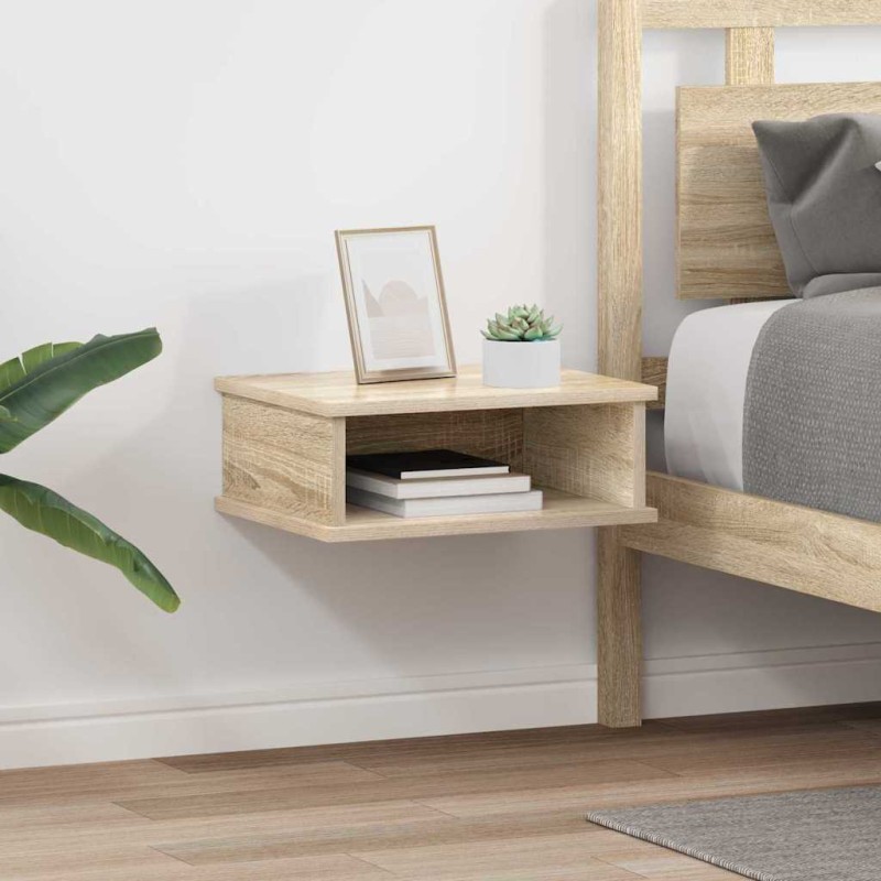 vidaXL Κομοδίνο 2 τμχ. Δρύς Sonoma 40 x 31 x 15 εκ Επεξεργασμένο Ξύλο