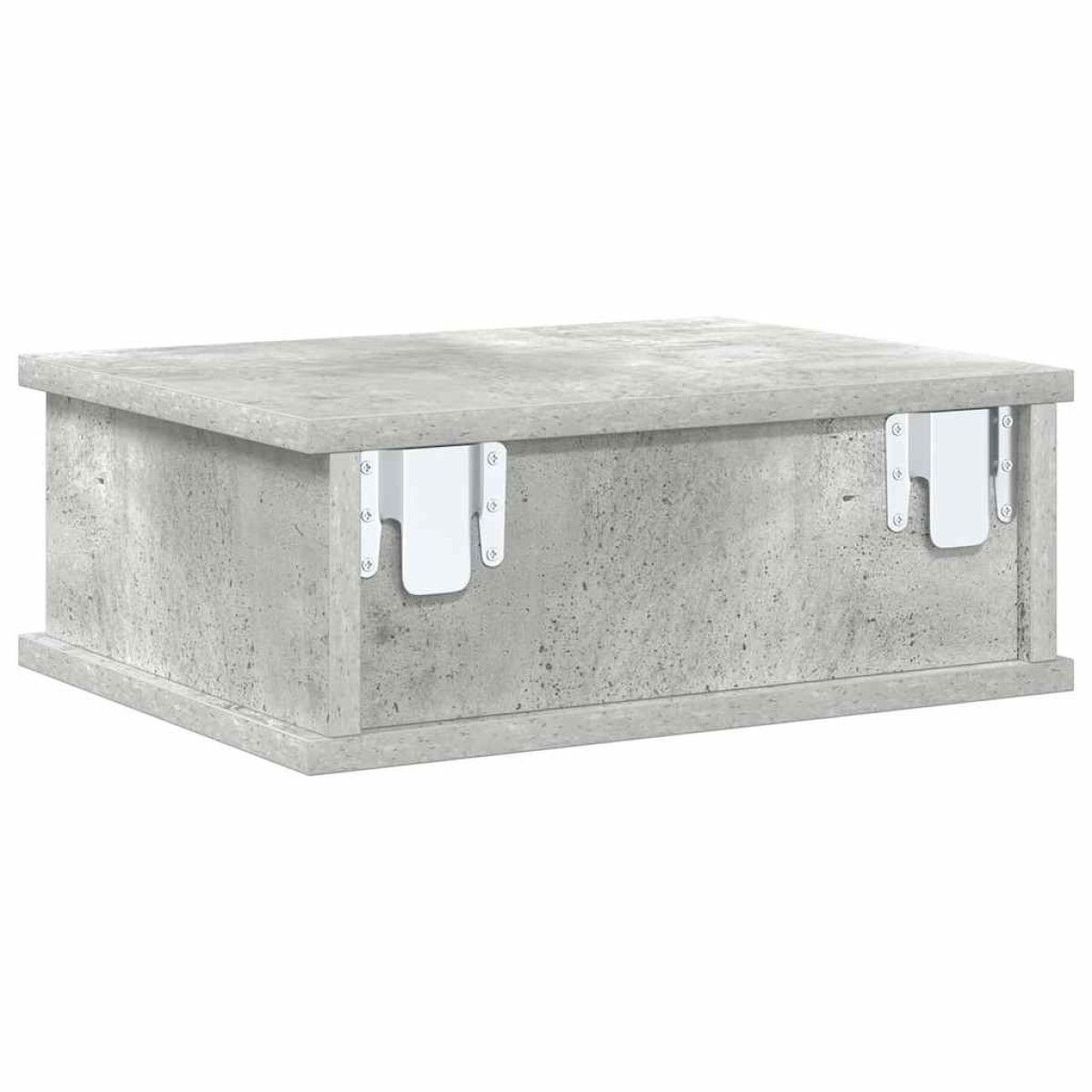 vidaXL Κομοδίνο Σκυρόδεμα Γκρι 40 x 31 x 15 εκ Επεξεργασμένο Ξύλο