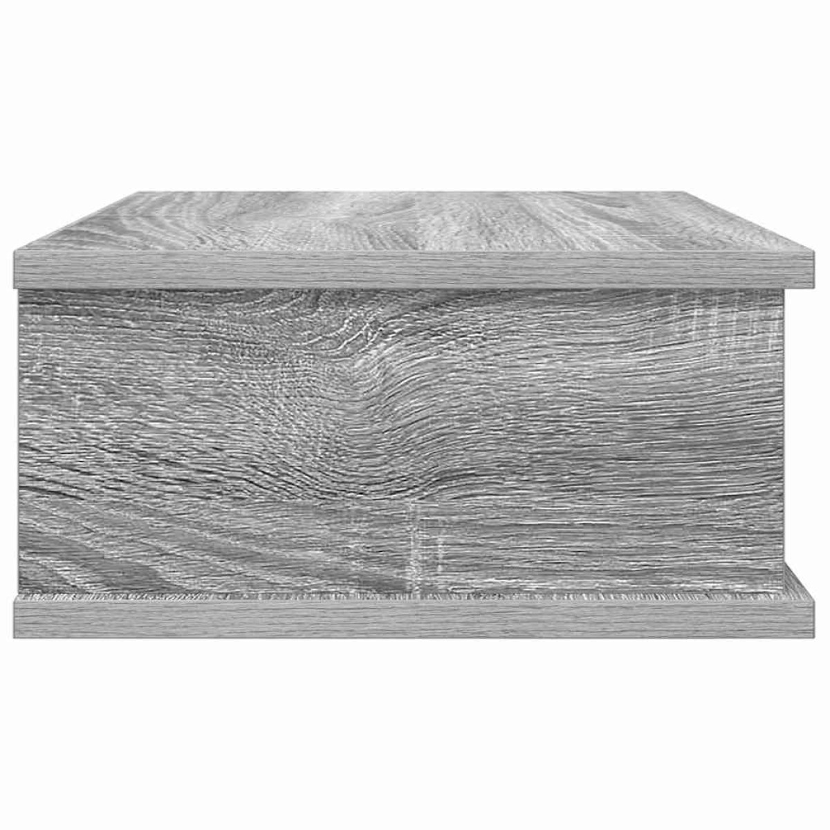 vidaXL Κομοδίνο Γκρίζο Σονομα 40 x 31 x 15 εκ Επεξεργασμένο Ξύλο