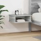 vidaXL Κομοδίνο Γκρίζο Σονομα 40 x 31 x 15 εκ Επεξεργασμένο Ξύλο