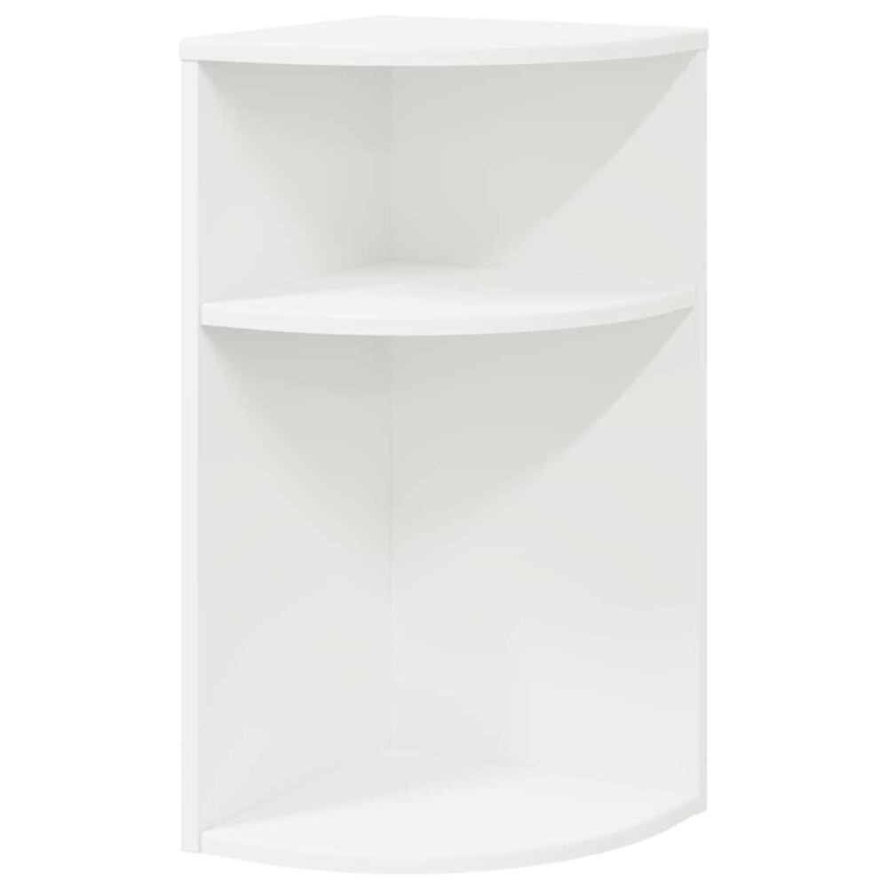 vidaXL End Table Λευκό 29,6 x 29,6 x 60 εκ Επεξεργασμένο Ξύλο