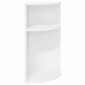 vidaXL End Table Λευκό 29,6 x 29,6 x 60 εκ Επεξεργασμένο Ξύλο