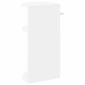 vidaXL End Table Λευκό 29,6 x 29,6 x 60 εκ Επεξεργασμένο Ξύλο