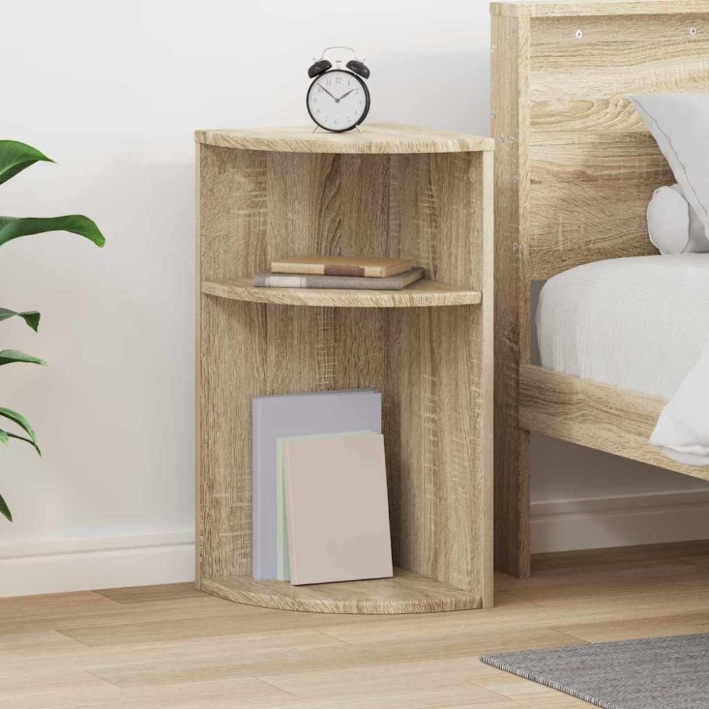 vidaXL End Table Δρύς Sonoma 29,6 x 29,6 x 60 εκ Επεξεργασμένο Ξύλο