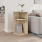 vidaXL End Table Δρύς Sonoma 29,6 x 29,6 x 60 εκ Επεξεργασμένο Ξύλο