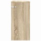 vidaXL End Table Δρύς Sonoma 29,6 x 29,6 x 60 εκ Επεξεργασμένο Ξύλο