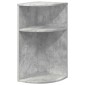 vidaXL End Table Σκυρόδεμα Γκρι 29,6 x 29,6 x 60 εκ Επεξεργασμένο Ξύλο