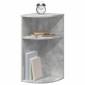 vidaXL End Table Σκυρόδεμα Γκρι 29,6 x 29,6 x 60 εκ Επεξεργασμένο Ξύλο