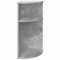 vidaXL End Table Σκυρόδεμα Γκρι 29,6 x 29,6 x 60 εκ Επεξεργασμένο Ξύλο