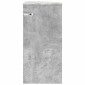 vidaXL End Table Σκυρόδεμα Γκρι 29,6 x 29,6 x 60 εκ Επεξεργασμένο Ξύλο