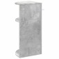 vidaXL End Table Σκυρόδεμα Γκρι 29,6 x 29,6 x 60 εκ Επεξεργασμένο Ξύλο