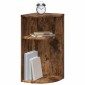 vidaXL End Table Καπνιστό Δρύς 29,6 x 29,6 x 60 εκ Επεξεργασμένο Ξύλο
