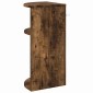 vidaXL End Table Καπνιστό Δρύς 29,6 x 29,6 x 60 εκ Επεξεργασμένο Ξύλο