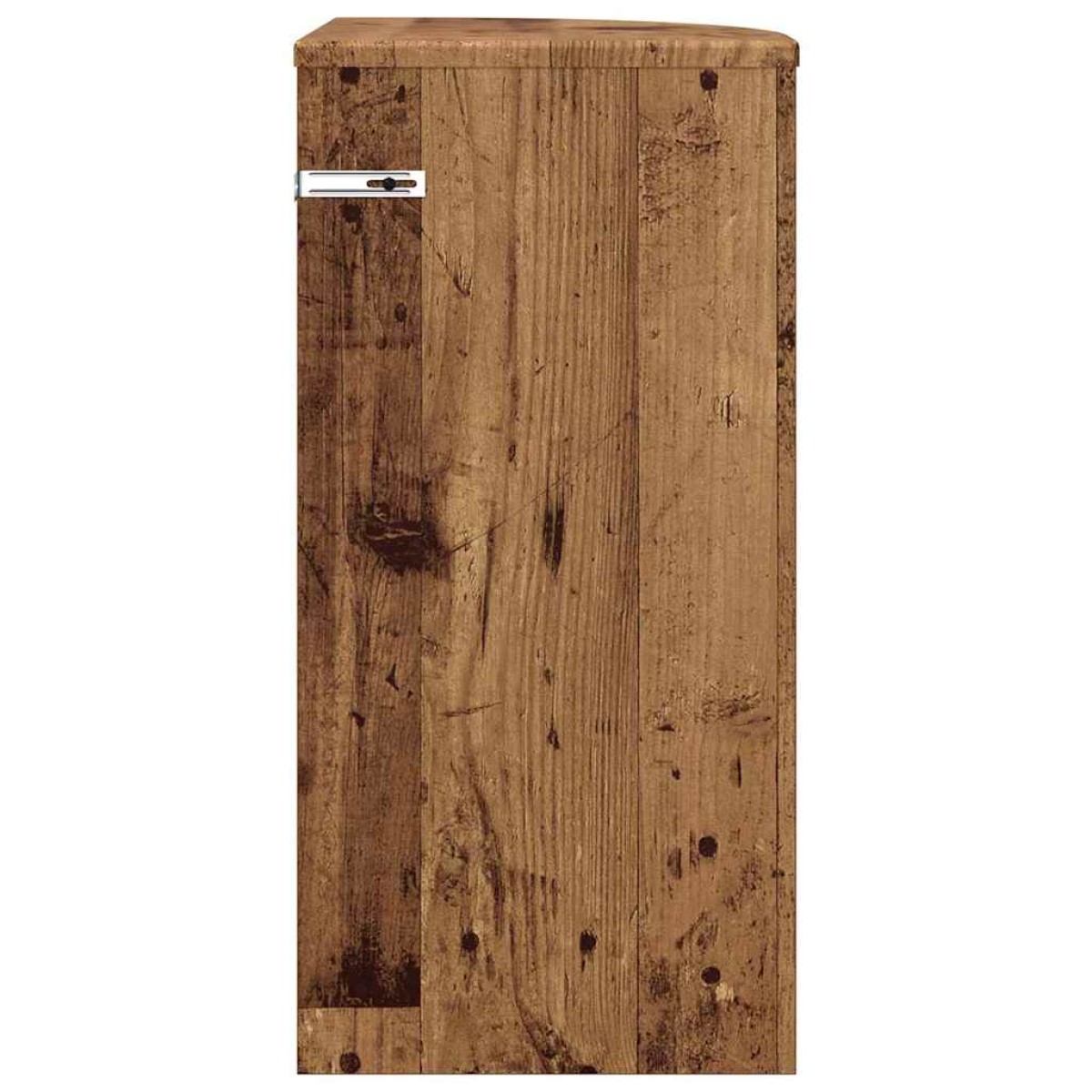 vidaXL End Table Παλιό ξύλο 29,6 x 29,6 x 60 εκ Επεξεργασμένο Ξύλο