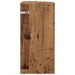 vidaXL End Table Παλιό ξύλο 29,6 x 29,6 x 60 εκ Επεξεργασμένο Ξύλο