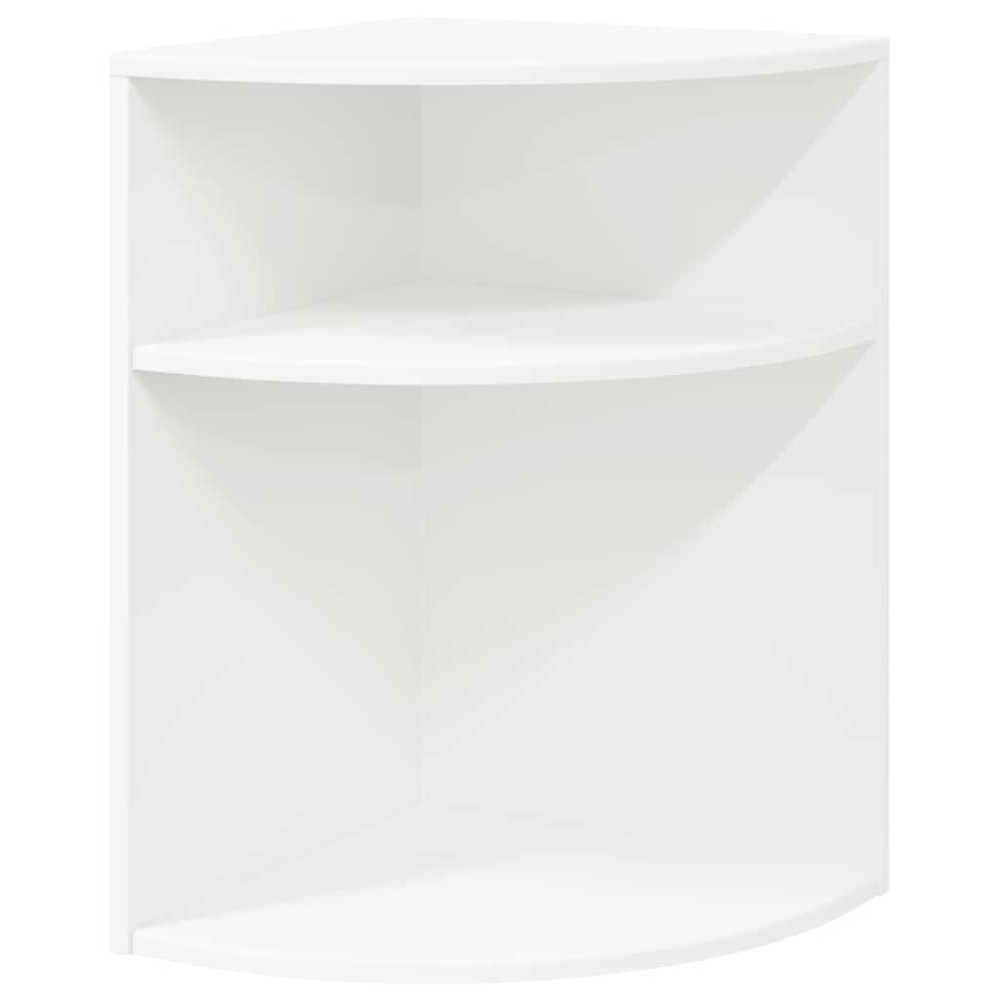 vidaXL End Table Λευκό 39,7 x 39,7 x 60 εκ Επεξεργασμένο Ξύλο