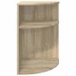 vidaXL End Table Δρύς Sonoma 39,7 x 39,7 x 60 εκ Επεξεργασμένο Ξύλο