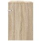 vidaXL End Table Δρύς Sonoma 39,7 x 39,7 x 60 εκ Επεξεργασμένο Ξύλο