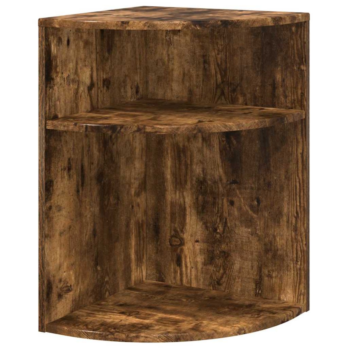 vidaXL End Table Καπνιστό Δρύς 39,7 x 39,7 x 60 εκ Επεξεργασμένο Ξύλο
