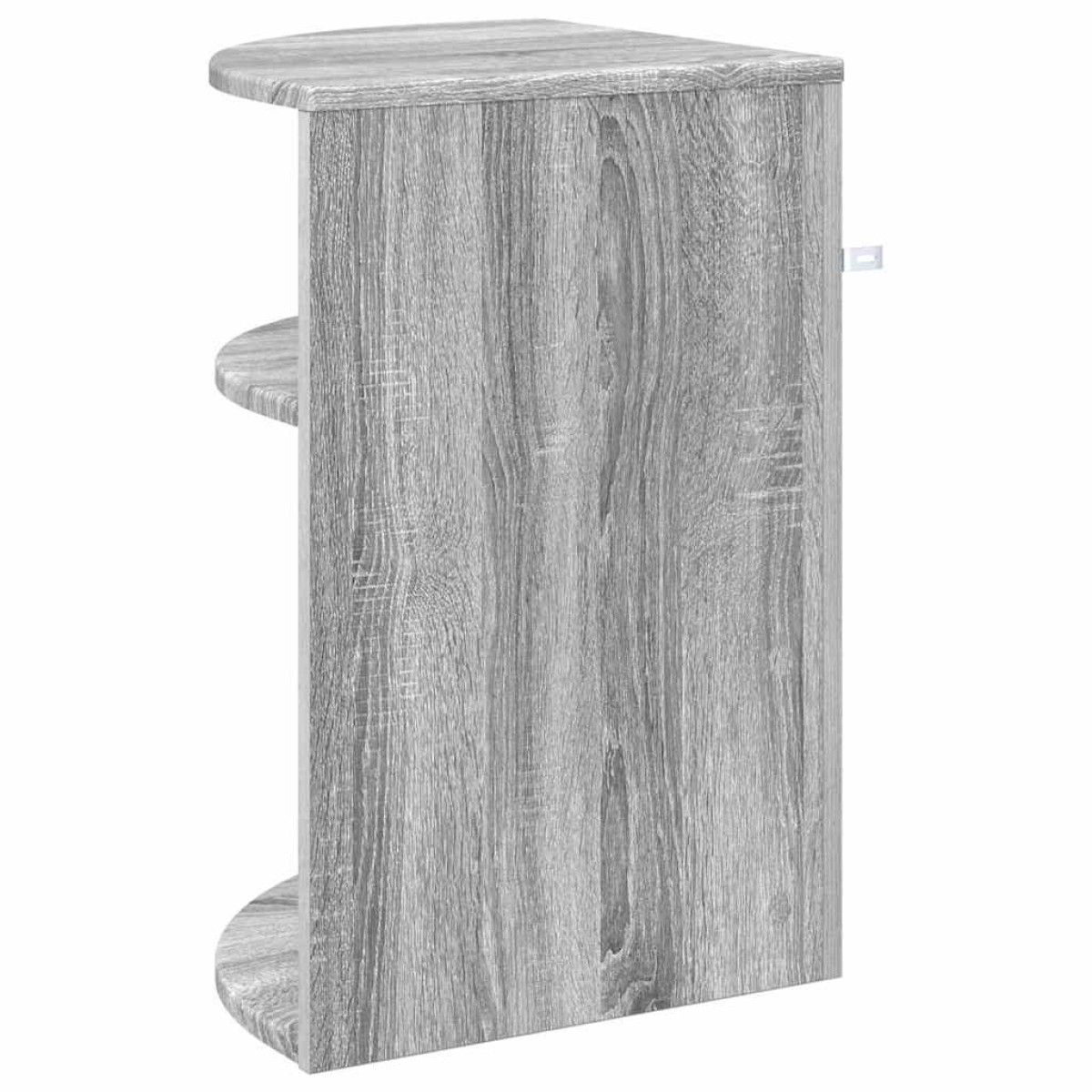 vidaXL End Table Γκρίζο Σονομα 39,7 x 39,7 x 60 εκ Επεξεργασμένο Ξύλο