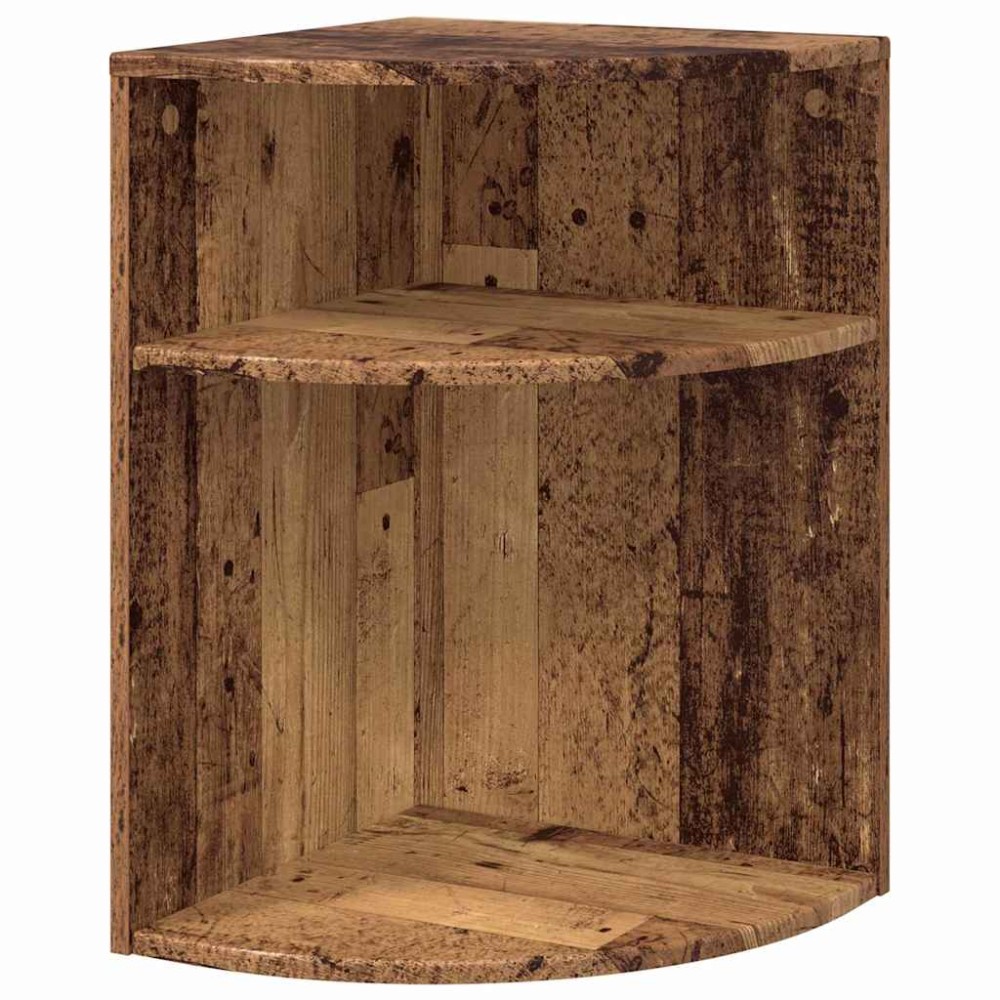 vidaXL End Table Παλιό ξύλο 39,7 x 39,7 x 60 εκ Επεξεργασμένο Ξύλο