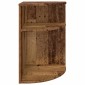 vidaXL End Table Παλιό ξύλο 39,7 x 39,7 x 60 εκ Επεξεργασμένο Ξύλο