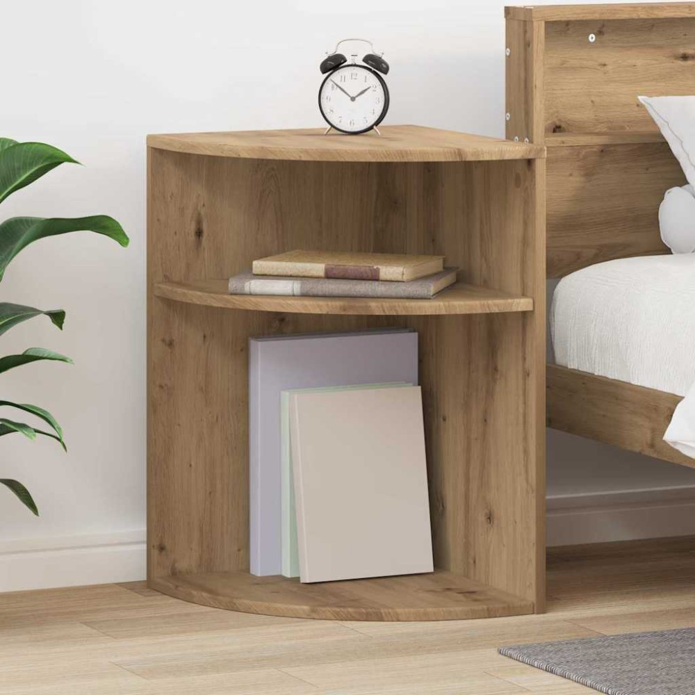 vidaXL End Table Artisan Oak 39,7 x 39,7 x 60 εκ Επεξεργασμένο Ξύλο