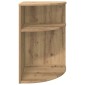vidaXL End Table Artisan Oak 39,7 x 39,7 x 60 εκ Επεξεργασμένο Ξύλο