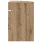 vidaXL End Table Artisan Oak 39,7 x 39,7 x 60 εκ Επεξεργασμένο Ξύλο
