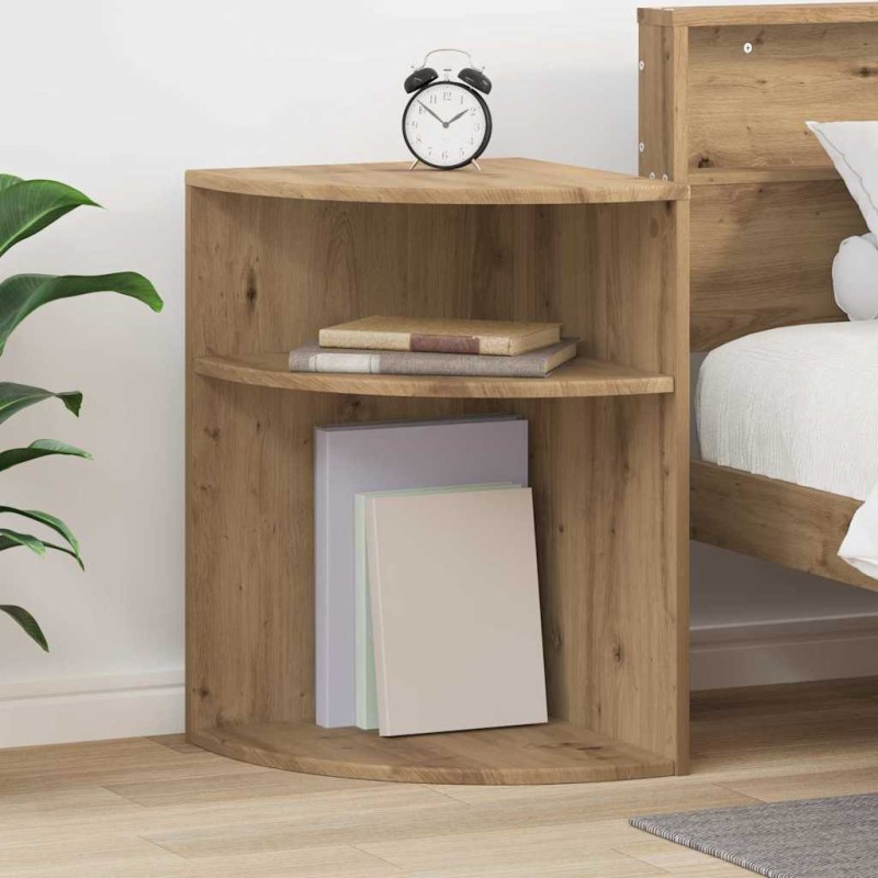 vidaXL End Table Artisan Oak 39,7 x 39,7 x 60 εκ Επεξεργασμένο Ξύλο