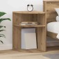 vidaXL End Table Artisan Oak 39,7 x 39,7 x 60 εκ Επεξεργασμένο Ξύλο