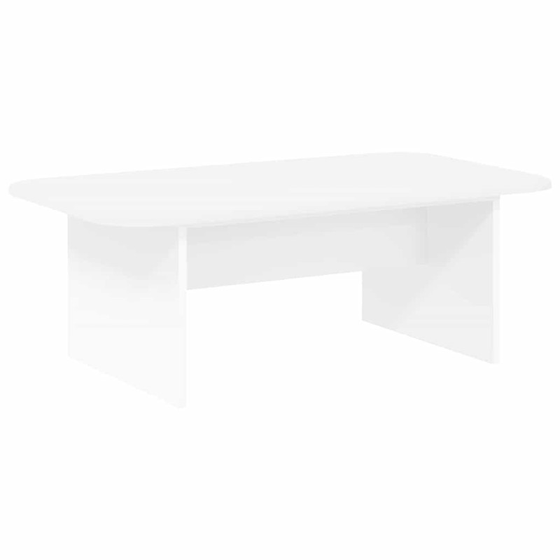 vidaXL Τραπεζάκι σαλονιού Λευκό 93 x 53 x 33 εκ Επεξεργασμένο Ξύλο