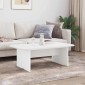 vidaXL Τραπεζάκι σαλονιού Λευκό 93 x 53 x 33 εκ Επεξεργασμένο Ξύλο