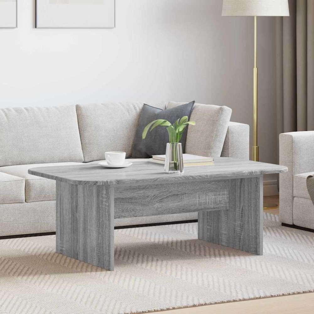 vidaXL Τραπεζάκι σαλονιού Γκρίζο Σονομα 93 x 53 x 33 εκ