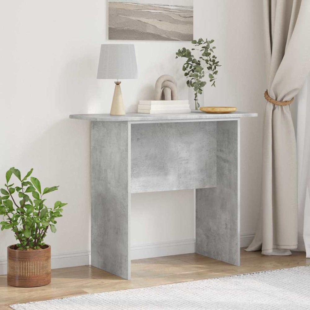 vidaXL Τραπέζι κονσόλας Σκυρόδεμα Γκρι 93 x 40 x 75 εκ