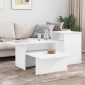 vidaXL Τραπέζι κονσόλας Λευκό 91,5 x 35 x 38,5 εκ Επεξεργασμένο Ξύλο