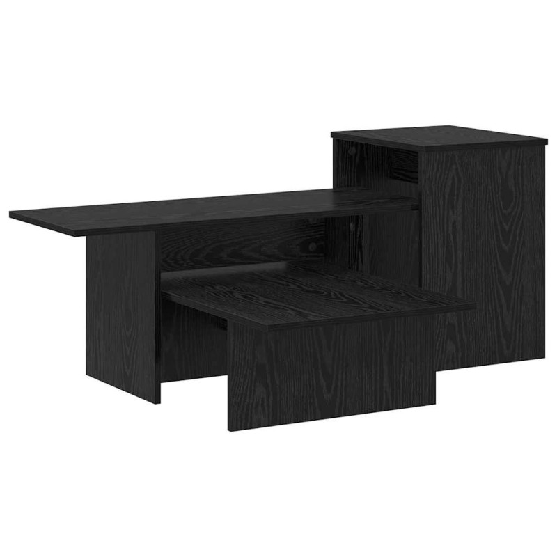 vidaXL Τραπέζι κονσόλας Μαύρη Οξυά 91,5 x 35 x 38,5 εκ