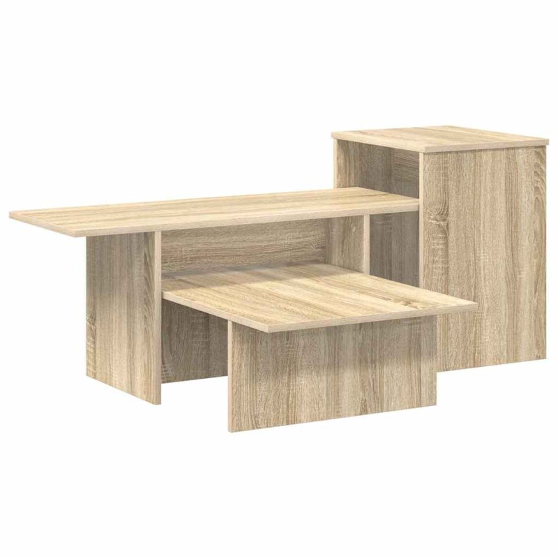 vidaXL Τραπέζι κονσόλας Δρύς Sonoma 91,5 x 35 x 38,5 εκ
