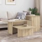 vidaXL Τραπέζι κονσόλας Δρύς Sonoma 91,5 x 35 x 38,5 εκ